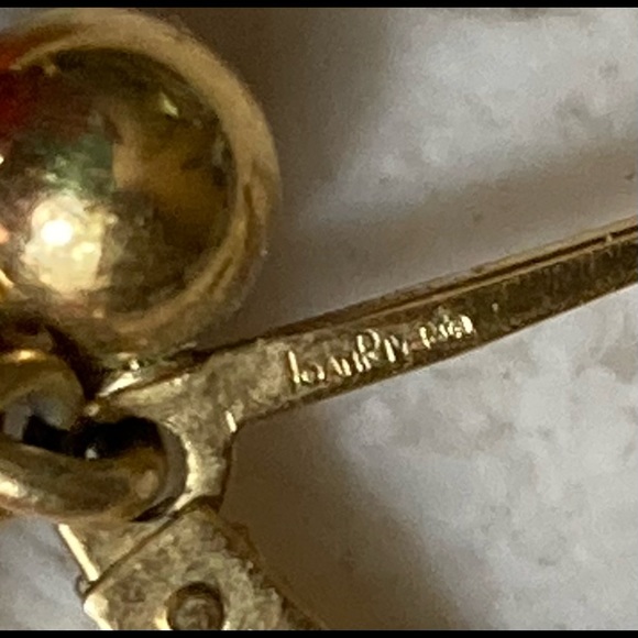 Joan Rivers Signed Dangling Bead Earrings - Picture 3 of 3